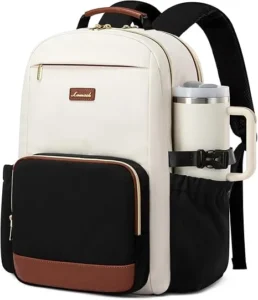 image of Laptop Backpack for Women with Pouch Pocket for Large Capacity Cup