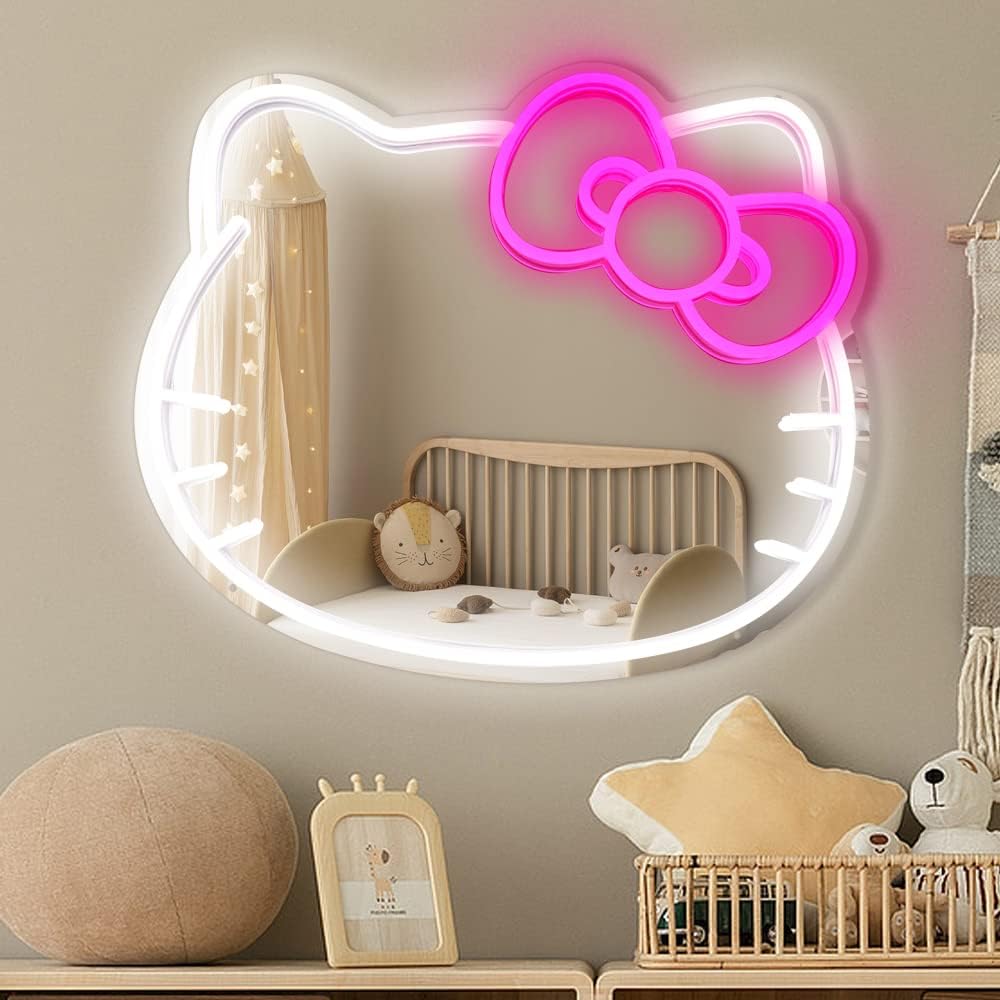 COLORNEON Bedroom Wall Mirror
COLORNEON Hello Kitty Mirror for your room